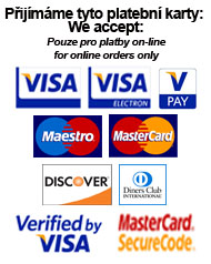 Přijímáme tyto platební karty / We accept