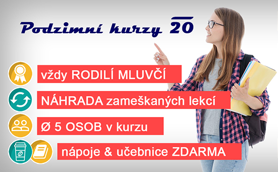 kurzy angličtiny podzimní semestr